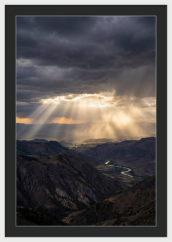 Weathered Sun Rays Breaking Through