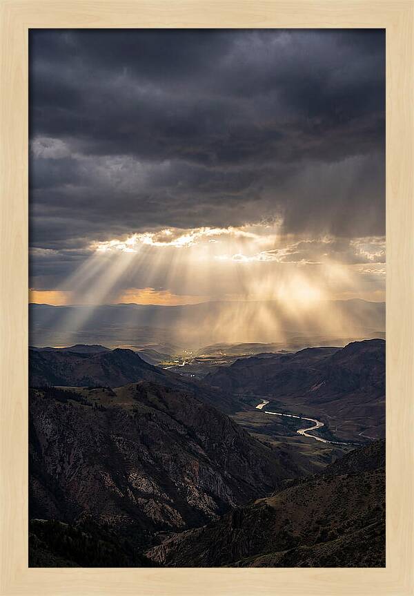 Weathered Sun Rays Breaking Through
