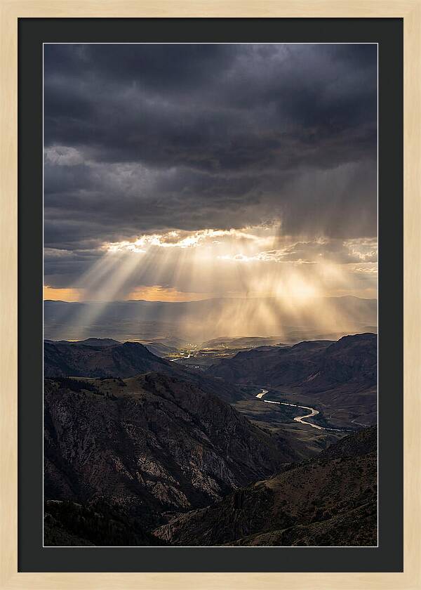 Weathered Sun Rays Breaking Through
