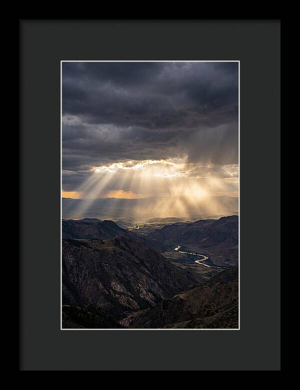 Weathered Sun Rays Breaking Through
