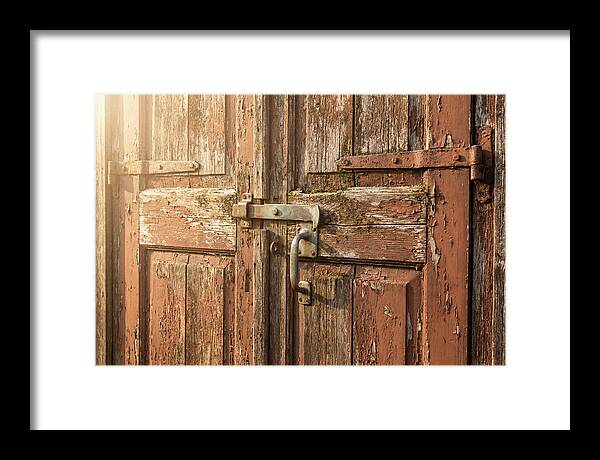 Weathered Toolshed Door