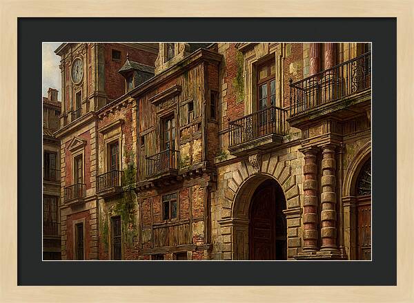 Weathered Urban Facade