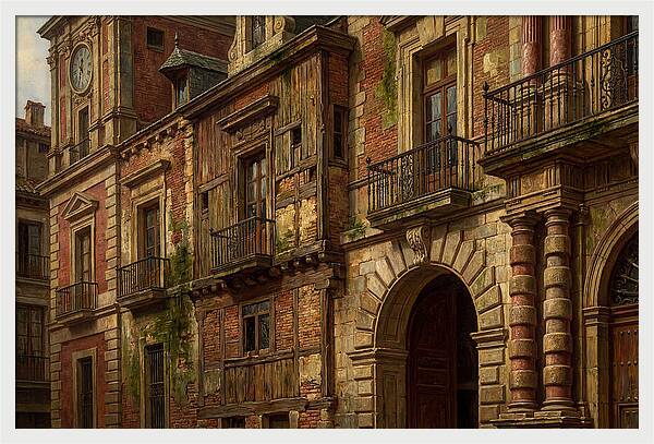 Weathered Urban Facade