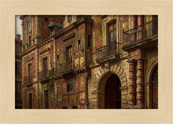 Weathered Urban Facade