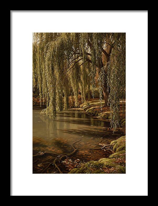 Weeping Willow Over Water