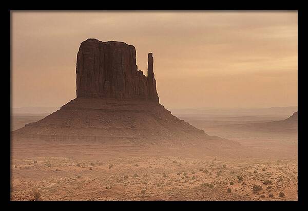 West Mitten Butte At Dusk