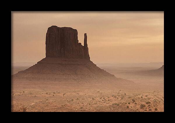 West Mitten Butte At Dusk