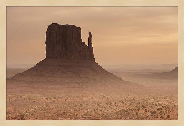 West Mitten Butte At Dusk
