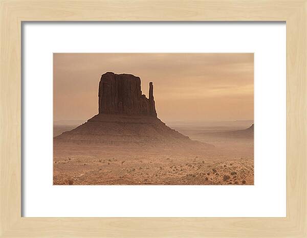 West Mitten Butte At Dusk