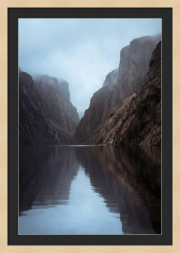 Western Brook Pond Fjord Landscape