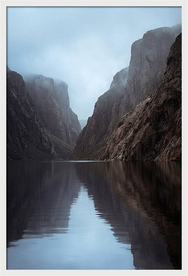 Western Brook Pond Fjord Landscape