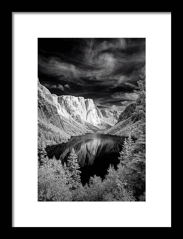 Western Brook Pond Fjord Reflection