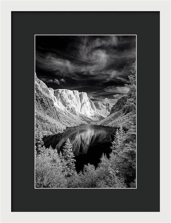 Western Brook Pond Fjord Reflection