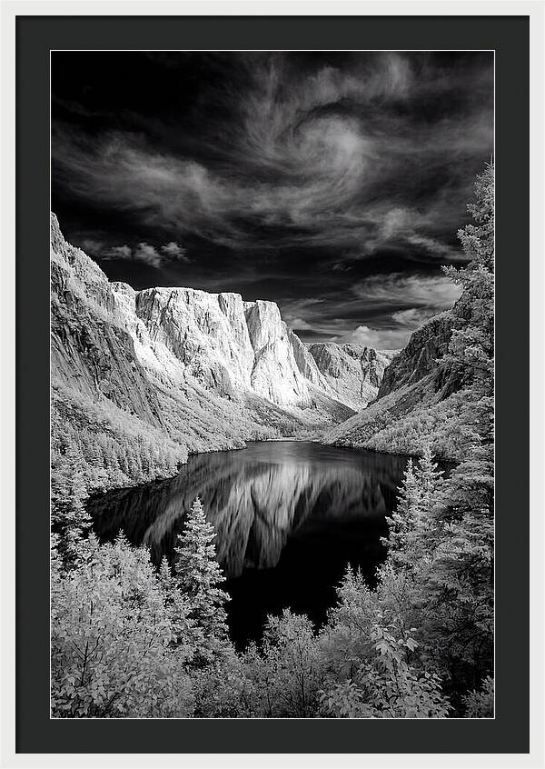 Western Brook Pond Fjord Reflection