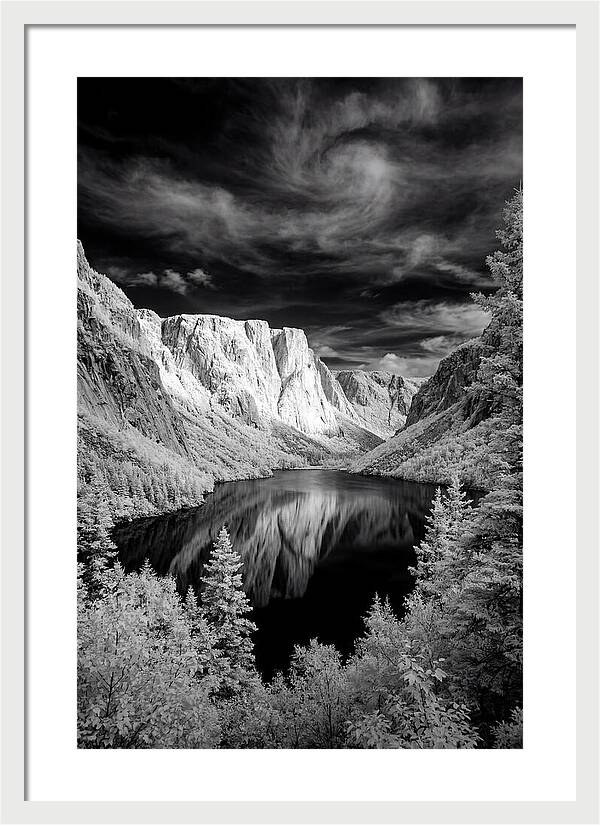 Western Brook Pond Fjord Reflection