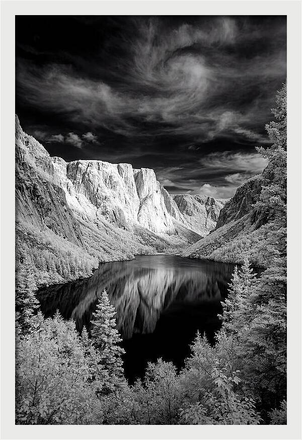 Western Brook Pond Fjord Reflection
