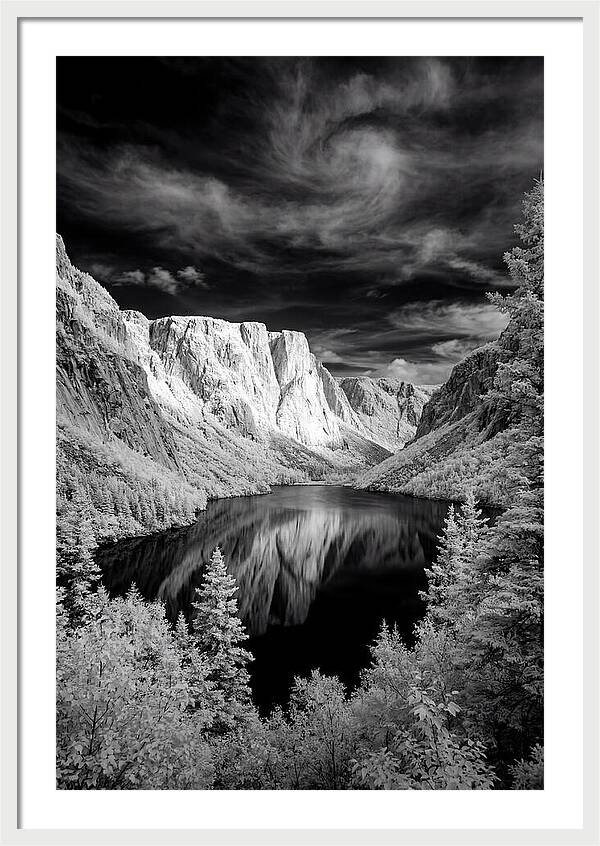 Western Brook Pond Fjord Reflection