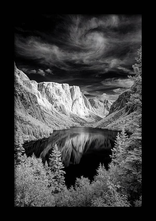 Western Brook Pond Fjord Reflection