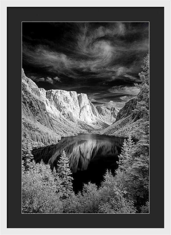 Western Brook Pond Fjord Reflection