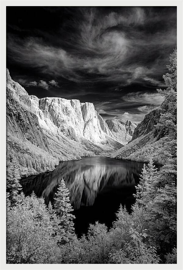 Western Brook Pond Fjord Reflection