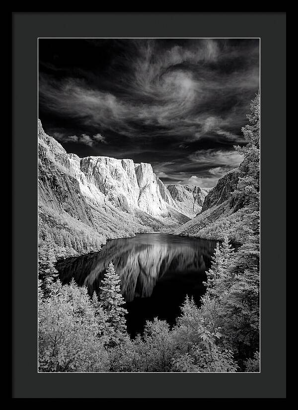 Western Brook Pond Fjord Reflection