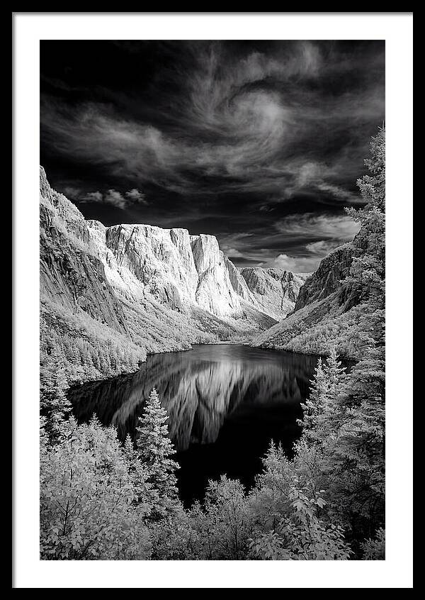 Western Brook Pond Fjord Reflection