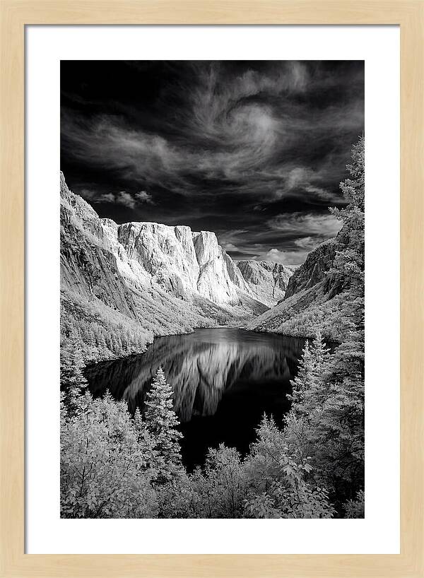 Western Brook Pond Fjord Reflection
