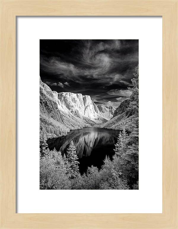 Western Brook Pond Fjord Reflection
