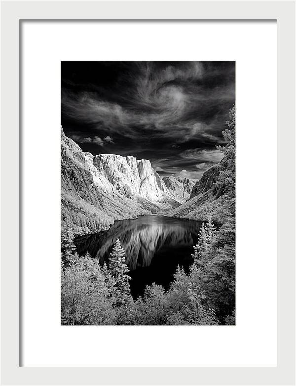 Western Brook Pond Fjord Reflection