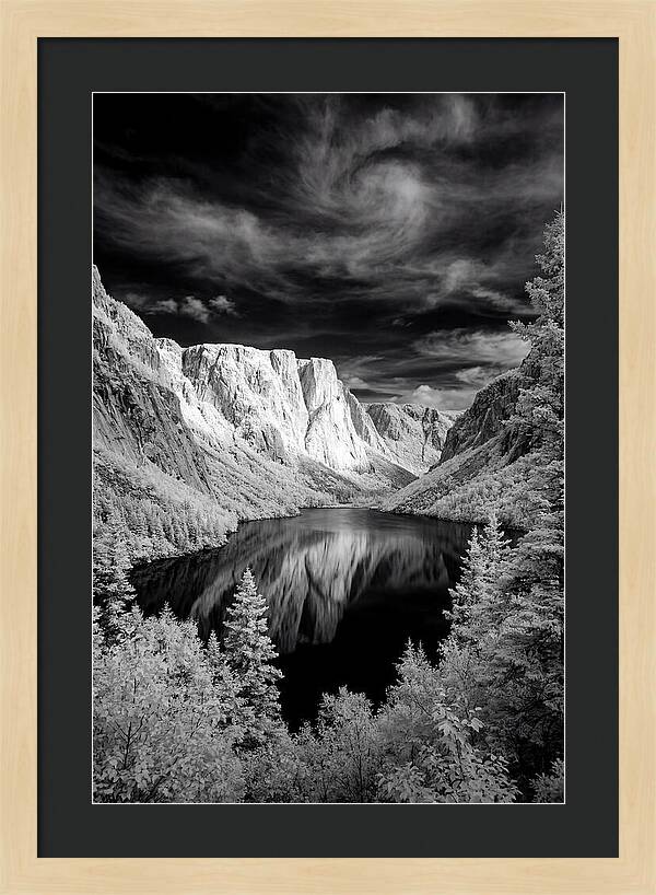 Western Brook Pond Fjord Reflection