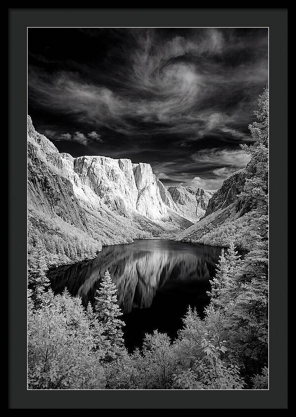 Western Brook Pond Fjord Reflection