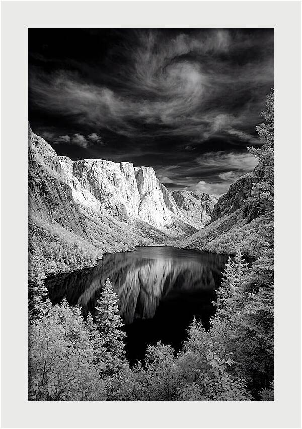Western Brook Pond Fjord Reflection
