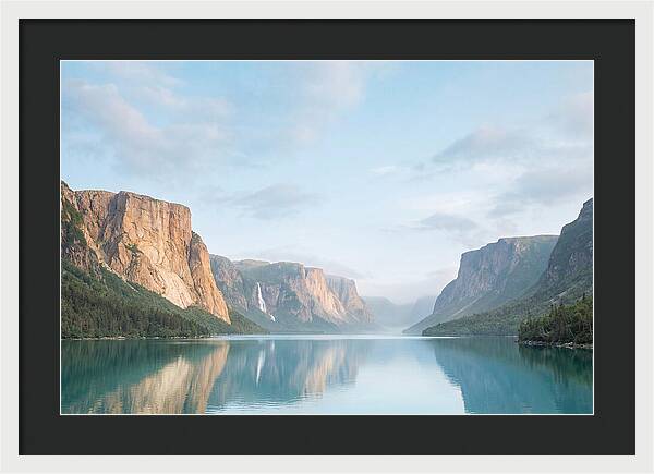 Western Brook Pond Fjord Serenity