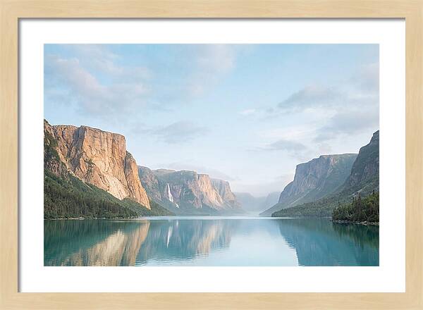 Western Brook Pond Fjord Serenity