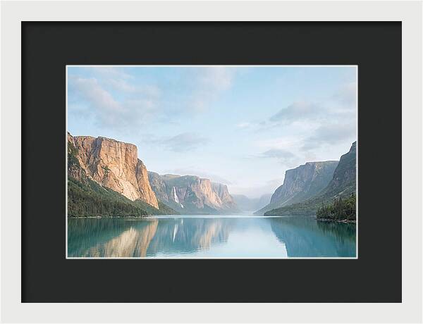 Western Brook Pond Fjord Serenity