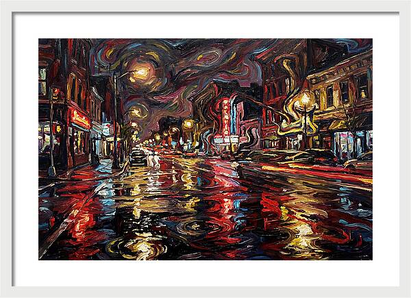 Wet Street Reflections