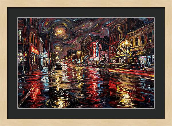 Wet Street Reflections