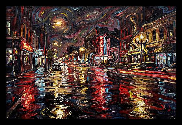 Wet Street Reflections