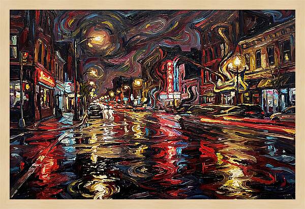 Wet Street Reflections