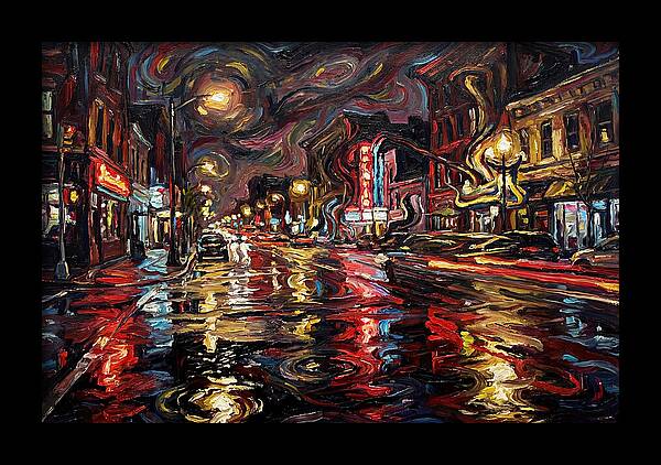 Wet Street Reflections
