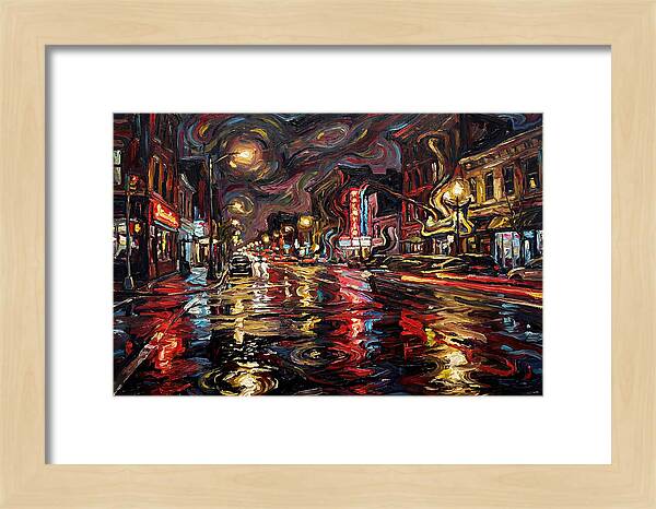Wet Street Reflections