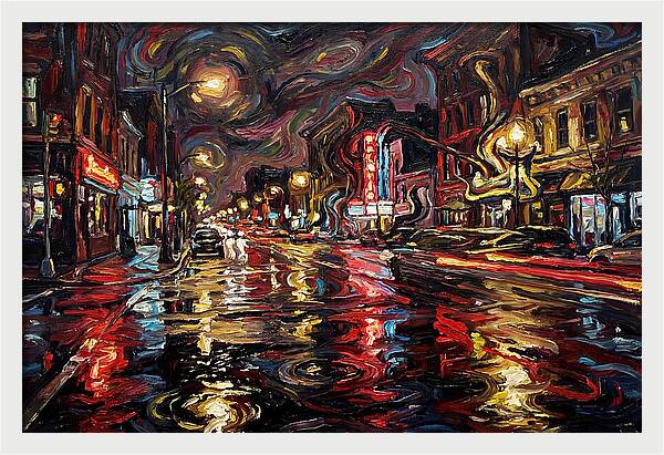 Wet Street Reflections