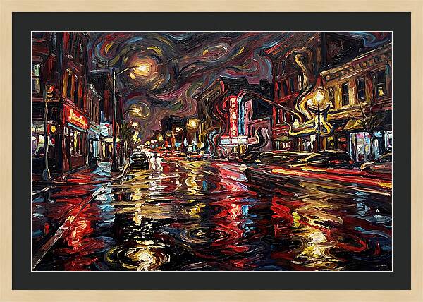 Wet Street Reflections