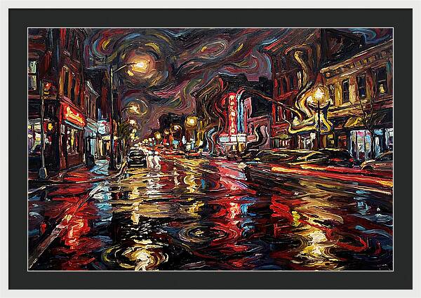 Wet Street Reflections