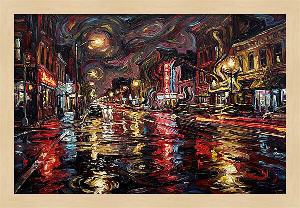 Wet Street Reflections