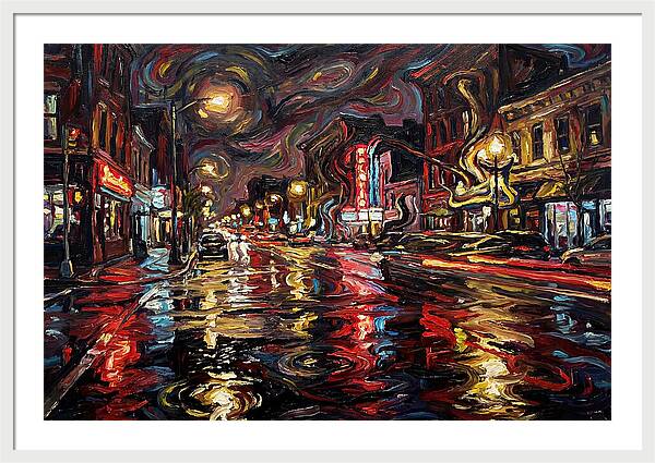 Wet Street Reflections