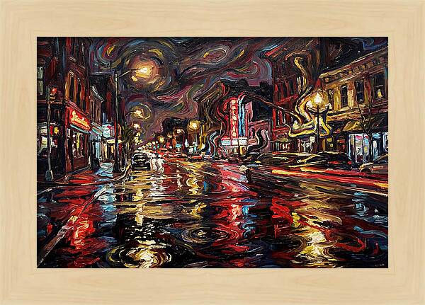 Wet Street Reflections