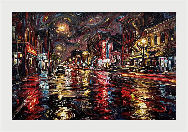 Wet Street Reflections