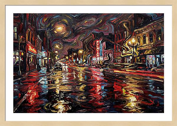 Wet Street Reflections