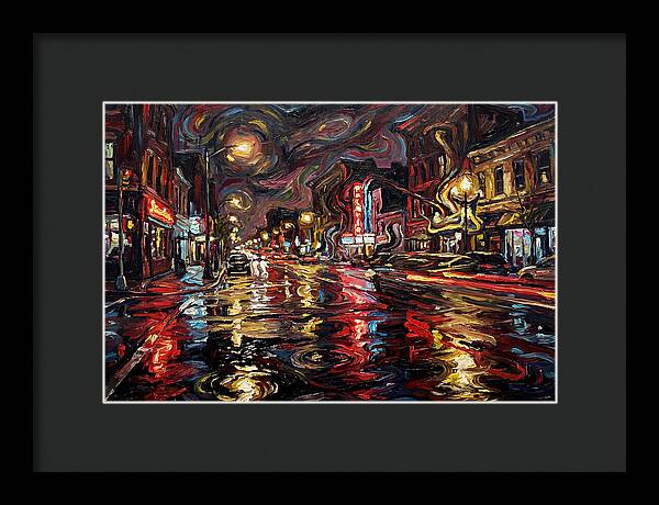 Wet Street Reflections